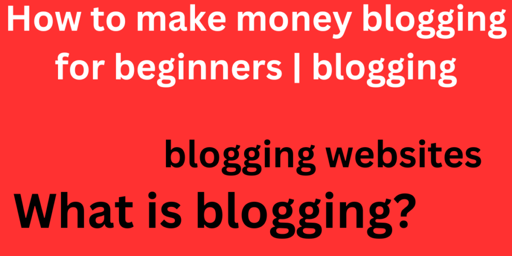 blogging websites